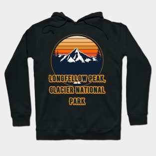 Longfellow Peak, Glacier National Park Hoodie